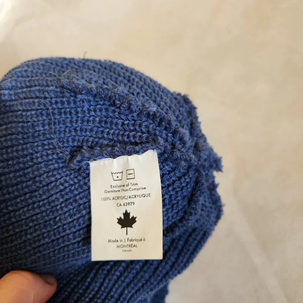 Simons Ribbed Tuque - Blue - Picture 3 of 5